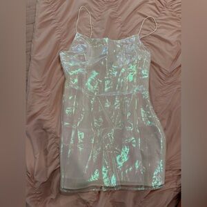 Superdown Shimmering Pastel Dress